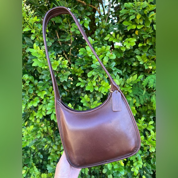 Coach Handbags - Vintage Coach Ergo Mini Zip #9020 “Mahogany”